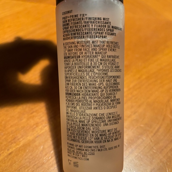 MAC Prep + Prime Fix + Coconut Setting Spray - Picture 5 of 16